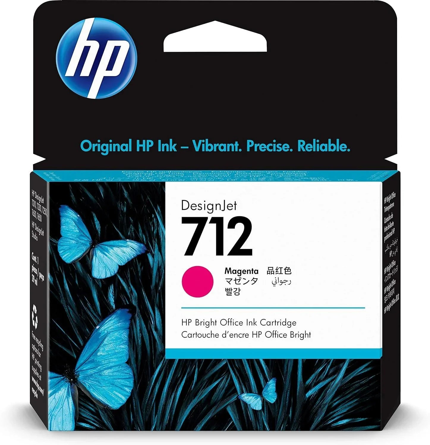 HP 712 3ED68A 29-ml Genuine HP Ink Cartridge with Original HP Ink, for DesignJet T650, T630, T250, T230 & Studio Large Format Plotter Printers and HP 713 DesignJet - eBuy UAE